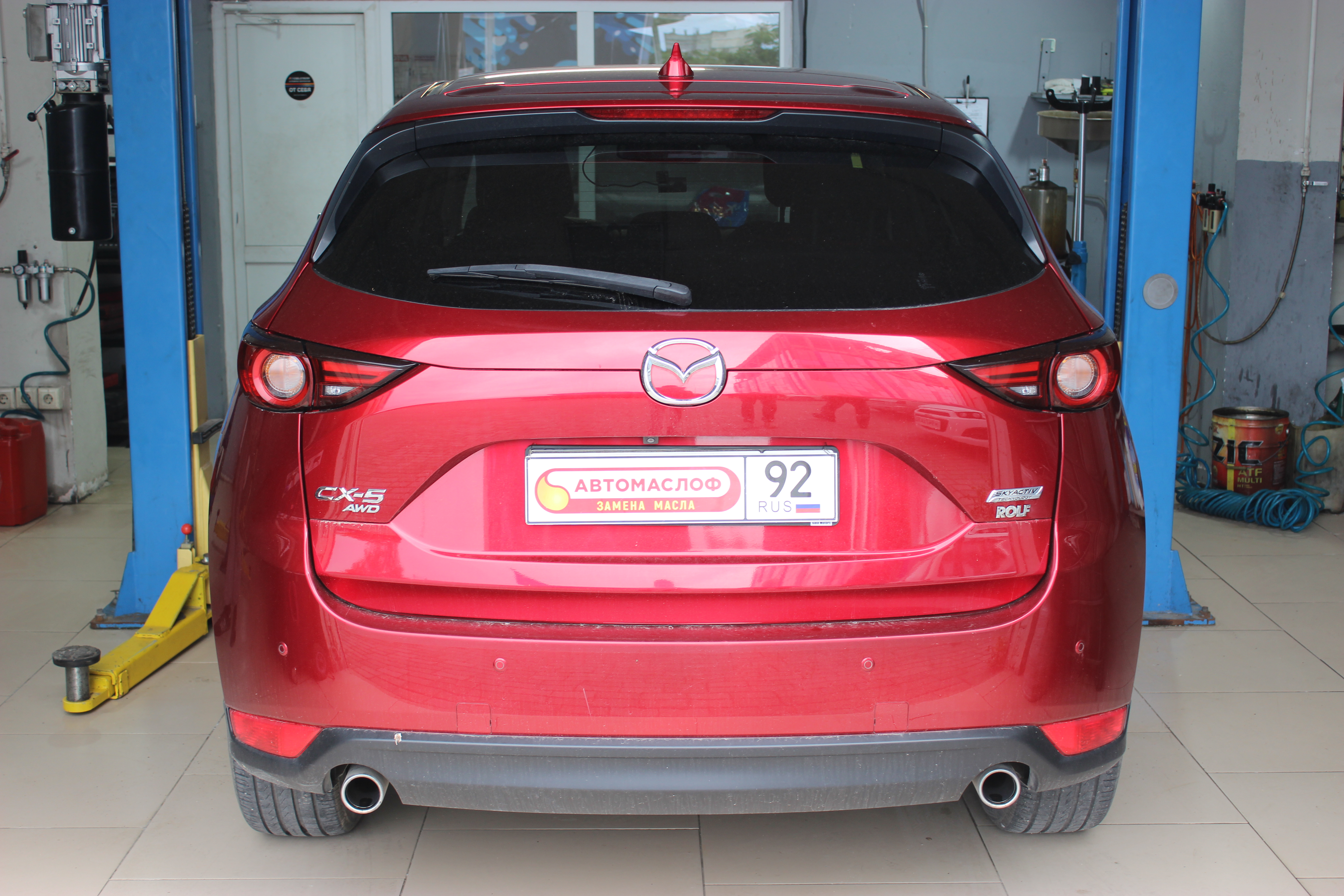 Аппаратная замена масла в АКПП Mazda CX-5 2.5 FW6A-EL