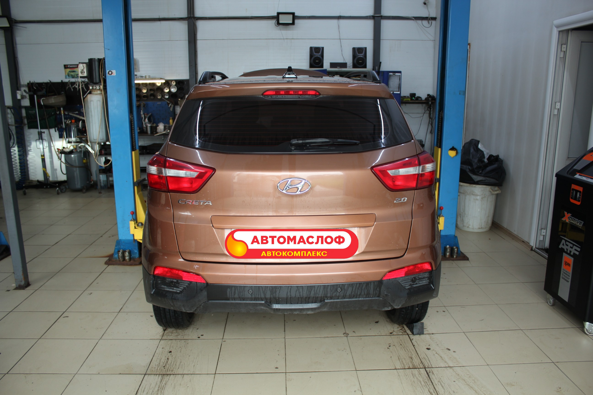 Аппаратная замена масла в АКПП Hyundai Creta 2.0 A6MF1 (A6F24)