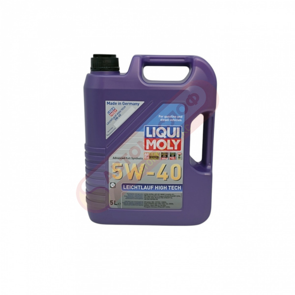 НС-синтетическое моторное масло Liqui Moly 5W-40 SN/CF LEICHTLAUF HIGH TECH 5л