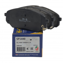 Колодки тормозные передние SANGSIN SP1690