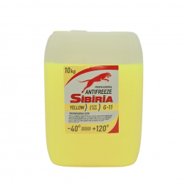 SIBIRIA Антифриз -40 G11 желтый 10кг (не произв)