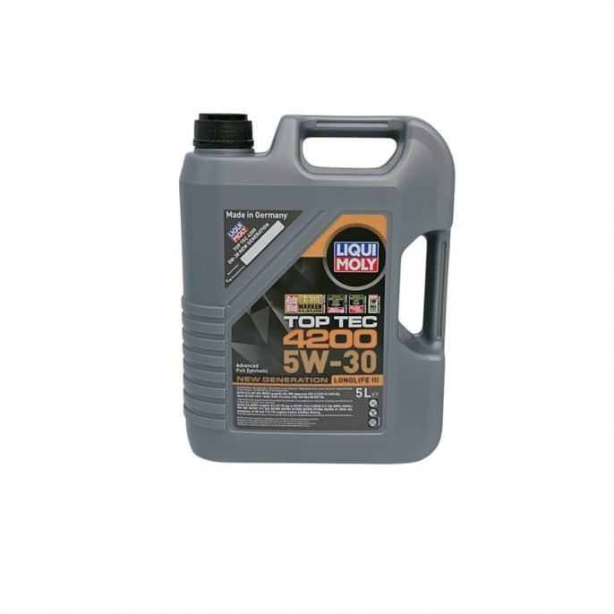 НС-синтетическое моторное масло Liqui Moly 5W-30 SN TOP TEC 4200 5л