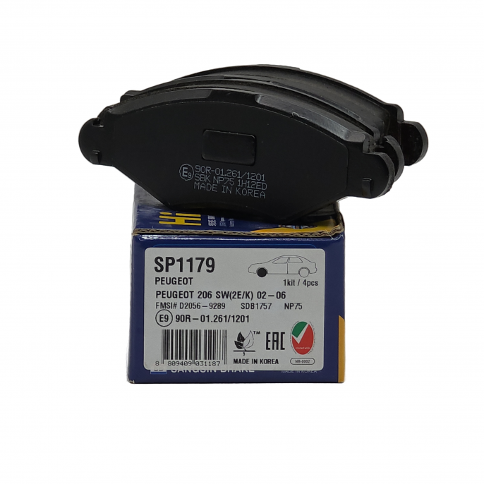 Колодки тормозные передние HI-Q SP1179