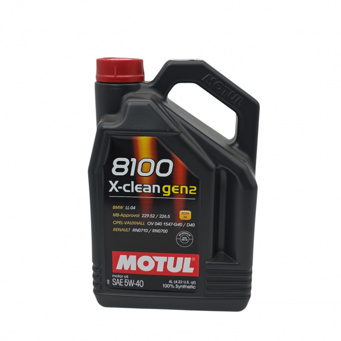Motul 8100 X-Clean 5W40 GEN2 (4л) 112119