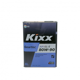 KIXX Geartec 80w90 GL-5 п/с 4л
