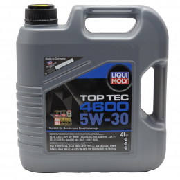 НС-синтетическое моторное масло Liqui Moly Top Tec 4600 5W-30 SN/CF, C3 4л