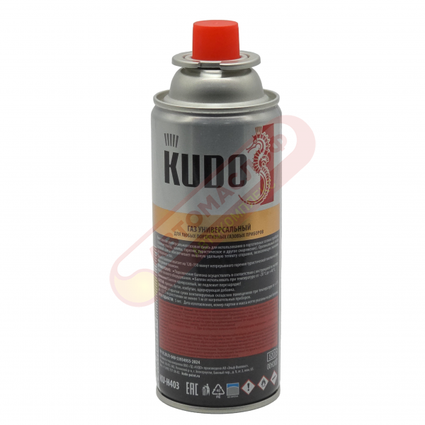 Баллон газовый 520мл/220 гр.KUDO KUH403