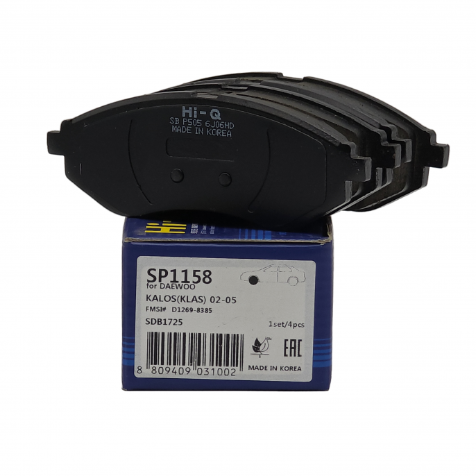 Колодки тормозные передние HI-Q SP1158