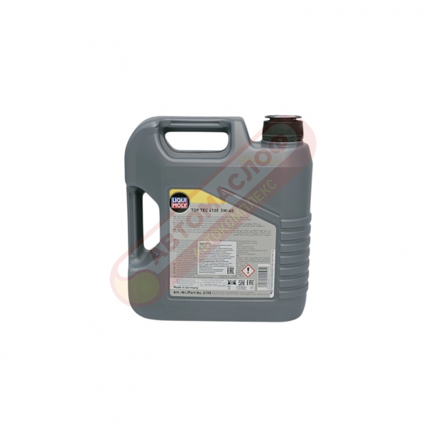 НС-синтетическое моторное масло Liqui Moly 5W-40 Top Tec 4100 4л